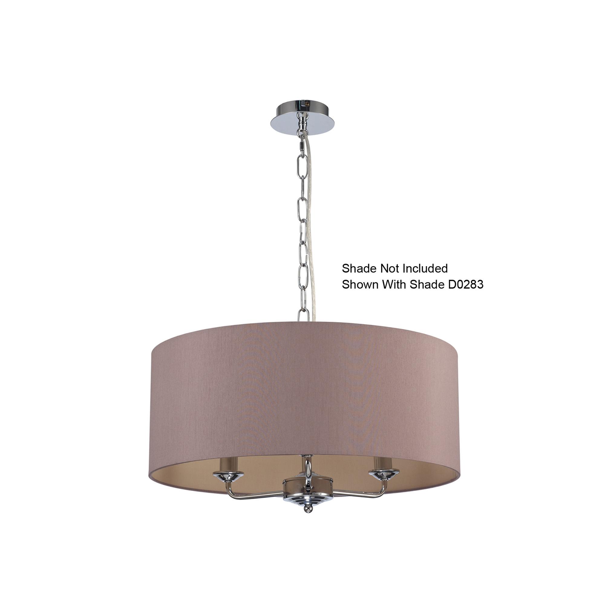 Banyan Pendant 3 Light Polished Chrome D0354  Deco Banyan
